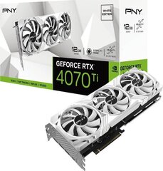 PNY GeForce RTX 4070 Ti Verto White VCG4070T12TFWXPB1 kaina ir informacija | Vaizdo plokštės (GPU) | pigu.lt