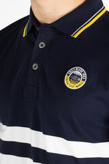 Рубашкa поло VOILE BLEUE CYRUSNAVYYELLOW-L цена и информация | Мужские футболки | pigu.lt