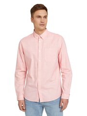 Мужская рубашка Tom Tailor 1029805*29034, розовая/белая, 4064606914945 цена и информация | Мужские футболки | pigu.lt