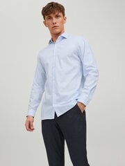 Jack & Jones мужская рубашка 12227385*01, голубой 5715369787954 цена и информация | Мужские рубашки | pigu.lt