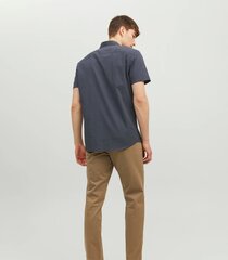 JACK & JONES мужская рубашка 12231865*01, тёмно-синий /белый 5715420194264 цена и информация | Рубашка мужская | pigu.lt