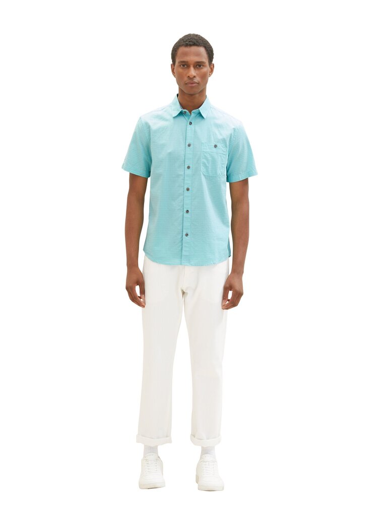 Tom Tailor marškinėliai vyrams, mėlyni цена и информация | Vyriški marškiniai | pigu.lt