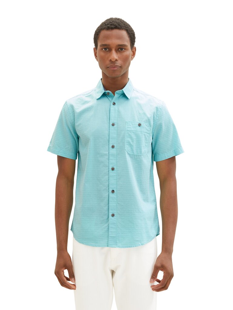 Tom Tailor marškinėliai vyrams, mėlyni kaina ir informacija | Vyriški marškiniai | pigu.lt
