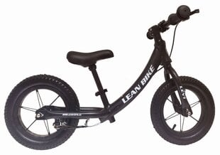 Balansinis dviratis Lean toys, juodas kaina ir informacija | Balansiniai dviratukai | pigu.lt