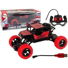 Nuotoliniu būdu valdomas automobilis Lean Toys 1:18, raudonas kaina ir informacija | Žaislai berniukams | pigu.lt