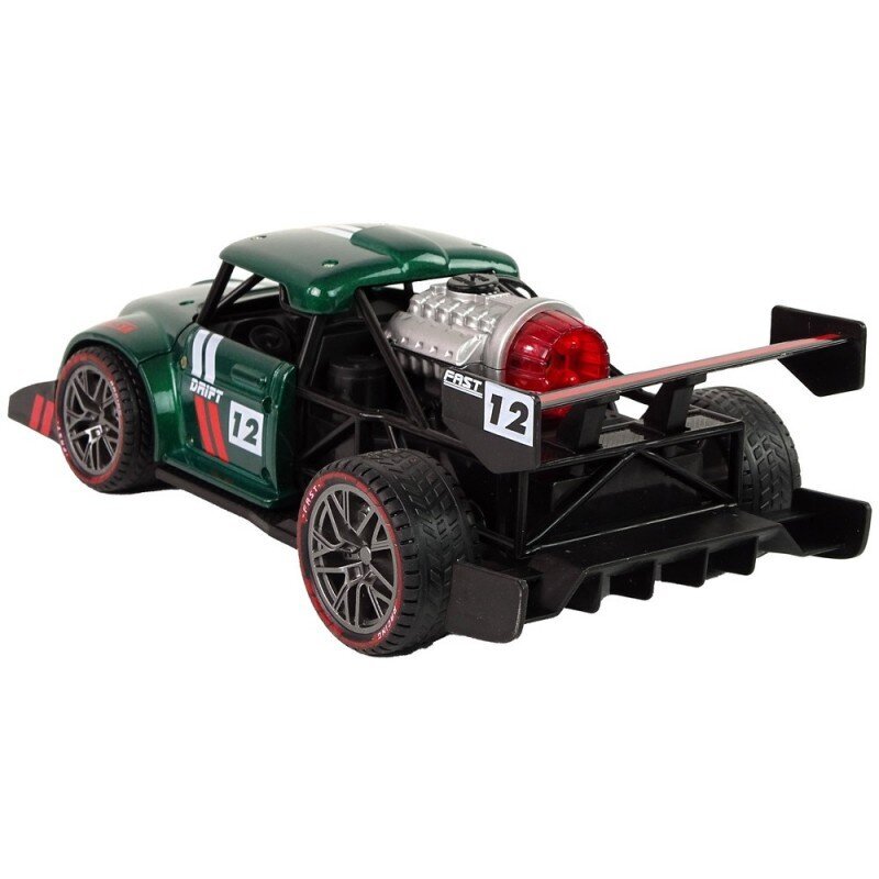 Nuotoliniu būdu valdomas sportinis automobilis Lean Toys 1:16, žalias kaina ir informacija | Žaislai berniukams | pigu.lt