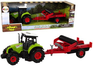 Traktorius su priekaba ūkiui Lean Toys kaina ir informacija | Žaislai berniukams | pigu.lt