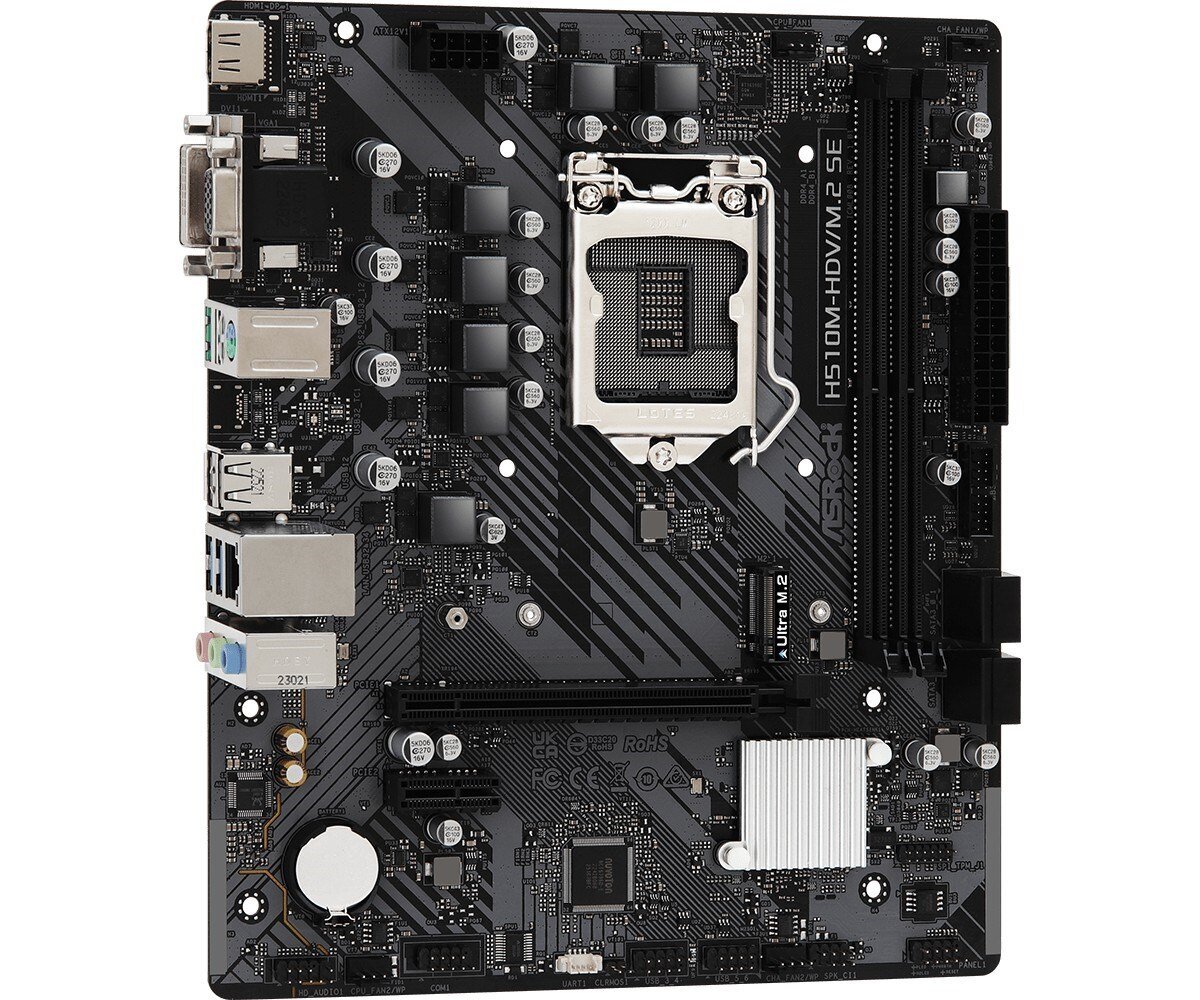 Asrock H510M-HDV/M.2 SE kaina ir informacija | Pagrindinės plokštės | pigu.lt