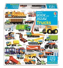 Usborne Book and Jigsaw Trucks kaina ir informacija | Knygos mažiesiems | pigu.lt