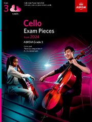 Cello Exam Pieces from 2024, ABRSM Grade 3, Cello Part, Piano Accompaniment & Audio kaina ir informacija | Knygos apie meną | pigu.lt