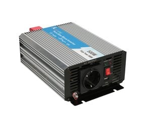 Automobilio įtampos keitiklis Extralink OPIP-500W 12V kaina ir informacija | Automobilių 12V el. priedai | pigu.lt