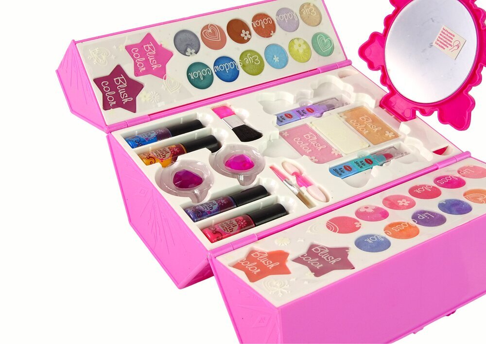 Kosmetikos makiažo rinkinys vaikams LeanToys Makeup Handbag, 1 vnt. kaina ir informacija | Kosmetika vaikams ir mamoms | pigu.lt