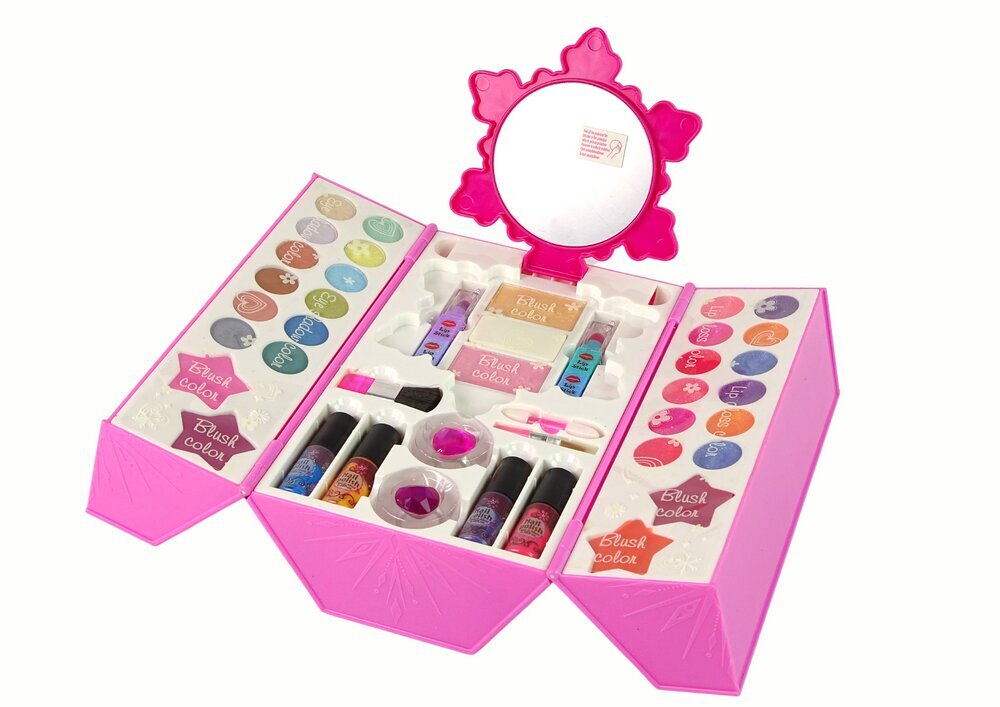 Kosmetikos makiažo rinkinys vaikams LeanToys Makeup Handbag, 1 vnt. kaina ir informacija | Kosmetika vaikams ir mamoms | pigu.lt