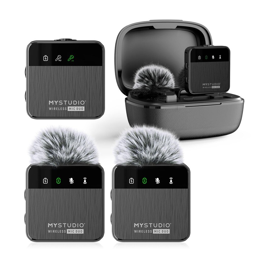 Easypix MyStudio Wireless Duo 62022 kaina ir informacija | Mikrofonai | pigu.lt