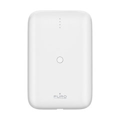 Puro Compact PUFCBB100P9WHI 10000 mAh цена и информация | Зарядные устройства Power bank  | pigu.lt