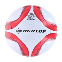 Futbolo kamuolys Dunlop, 5 dydis, baltas/raudonas kaina ir informacija | Dunlop Futbolas | pigu.lt