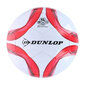 Futbolo kamuolys Dunlop, 5 dydis, baltas/raudonas kaina ir informacija | Futbolo kamuoliai | pigu.lt