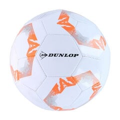 Futbolo kamuolys Dunlop, 5 dydis, baltas/oranžinis kaina ir informacija | Dunlop Futbolas | pigu.lt