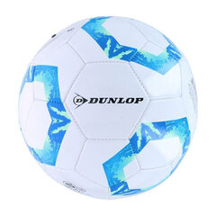 Futbolo kamuolys Dunlop, 5 dydis, baltas/mėlynas kaina ir informacija | Dunlop Futbolas | pigu.lt