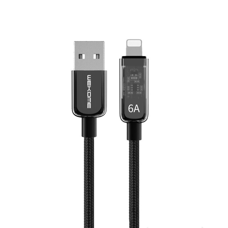 Wekome USB A, 1 m цена и информация | Kabeliai ir laidai | pigu.lt