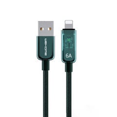 Wekome USB A/lighting, 1 m цена и информация | Кабели и провода | pigu.lt