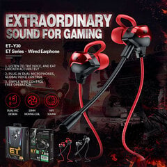 Wekome ET-Y30 red цена и информация | Теплая повязка на уши, черная | pigu.lt