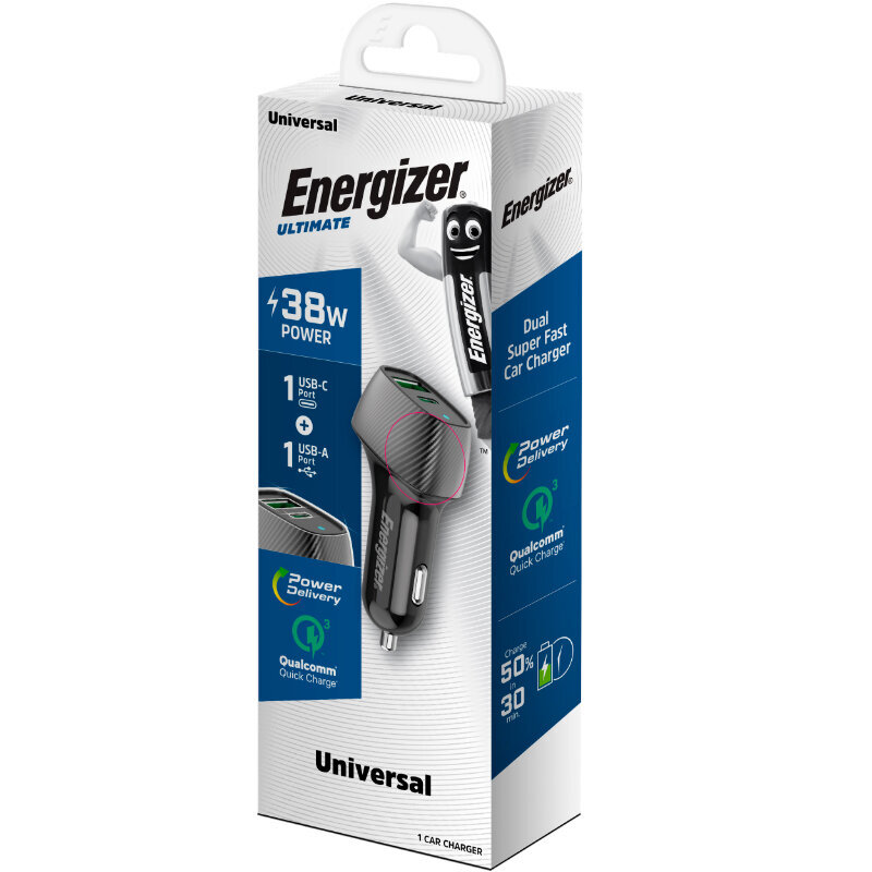 Energizer D38BK kaina ir informacija | Krovikliai telefonams | pigu.lt