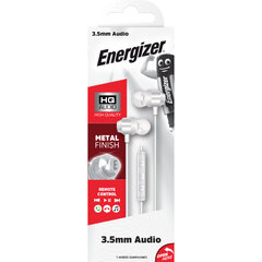 Energizer Classic CIA10 White цена и информация | Наушники | pigu.lt