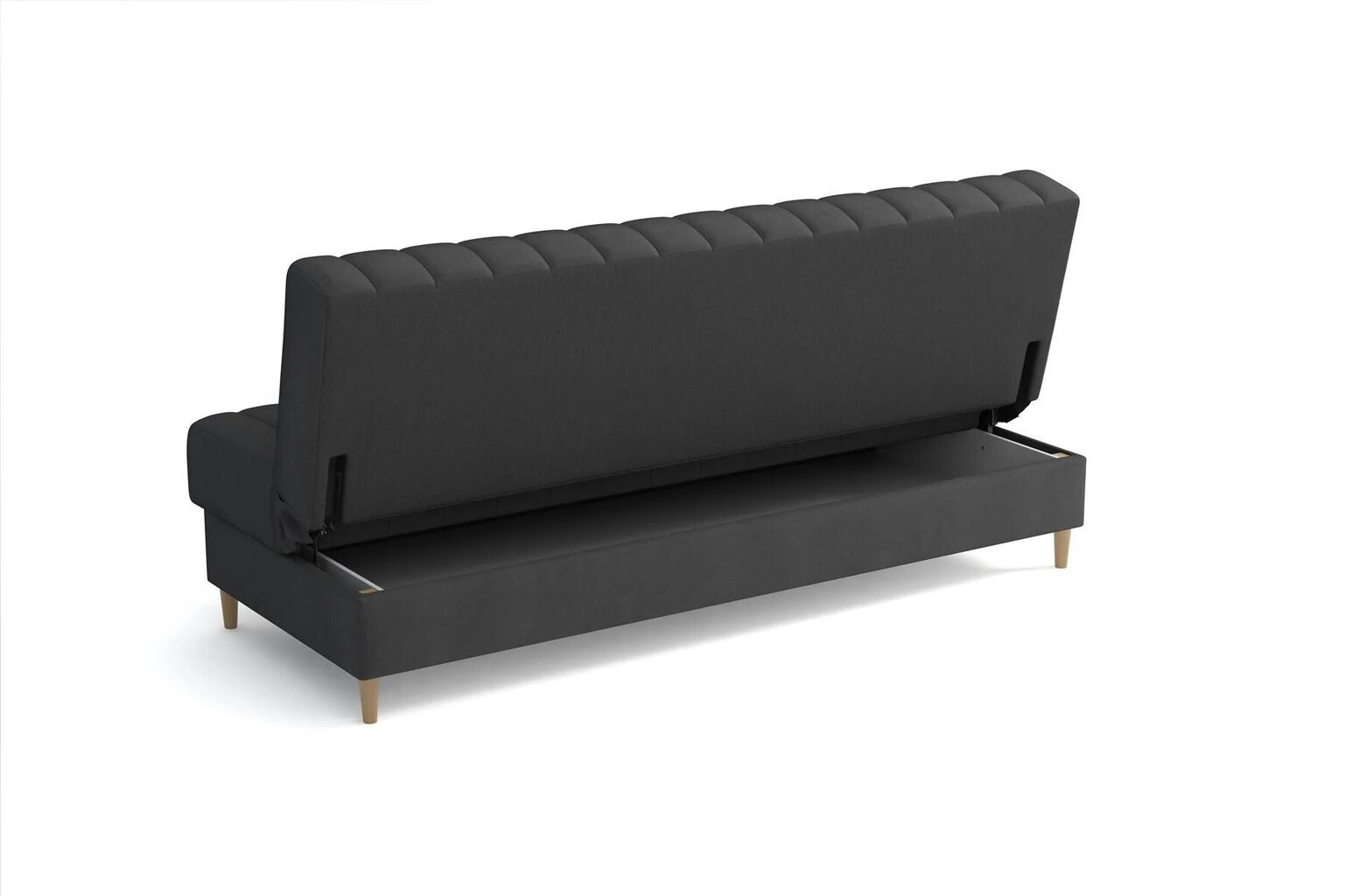 Sofa lova Klara Mini, pilka kaina ir informacija | Sofos | pigu.lt
