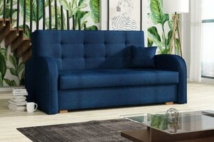 Sofa lova IVA 3 Gold, mėlyna kaina ir informacija | Sofos | pigu.lt