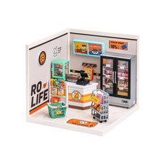 Rolife Super Creator Energy Supply Store Plastic DIY Miniature House Kit DW002 цена и информация | Конструкторы и кубики | pigu.lt