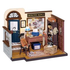 Rolife Mose's Detective Agency DIY Miniature House Kit DG157 цена и информация | Конструкторы и кубики | pigu.lt