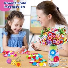Детский развивающий набор для творчества DIY Button Bouquet Flowers цена и информация | Развивающие игрушки | pigu.lt