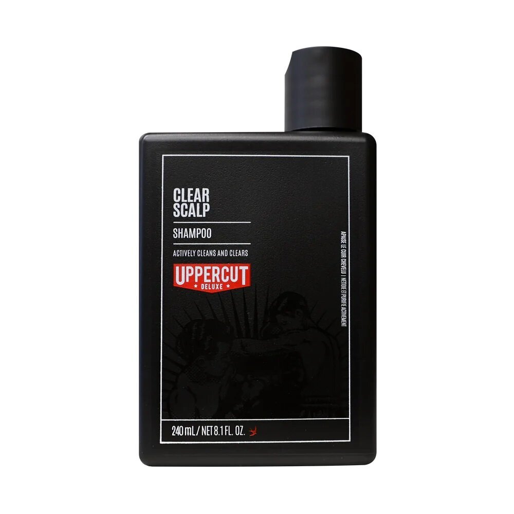Plaukų šampūnas Uppercut Deluxe Clear Scalp, 240 ml kaina ir informacija | Šampūnai | pigu.lt