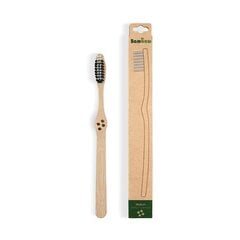 Bambukinis dantų šepetėlis (vidutinio kietumo) Bambaw цена и информация | Зубные щетки, пасты | pigu.lt
