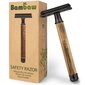 Daugkartinis bambukinis skustuvas Bambaw Slim Dark kaina ir informacija | Skutimosi priemonės ir kosmetika | pigu.lt