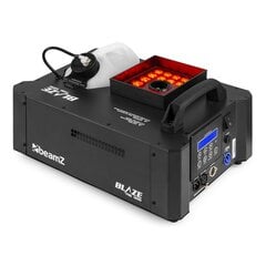 BLAZE1200 24x4W 4in1 Светодиодная вертикальная дымовая машина с беспроводным пультом дистанционного управления цена и информация | Праздничные декорации | pigu.lt