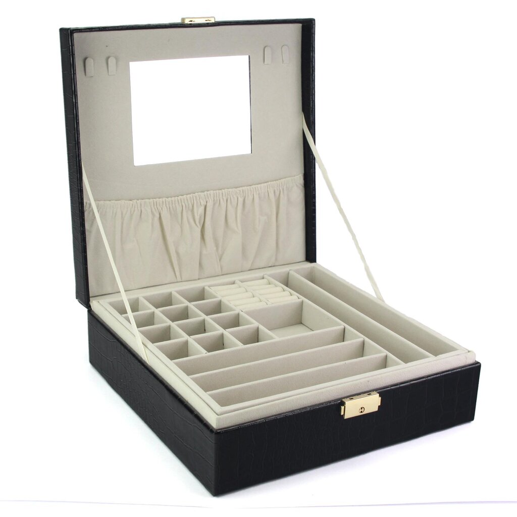 Papuošalų dėžutė Patrizia Beauty-18080 kaina ir informacija | Lagaminai, kelioniniai krepšiai | pigu.lt
