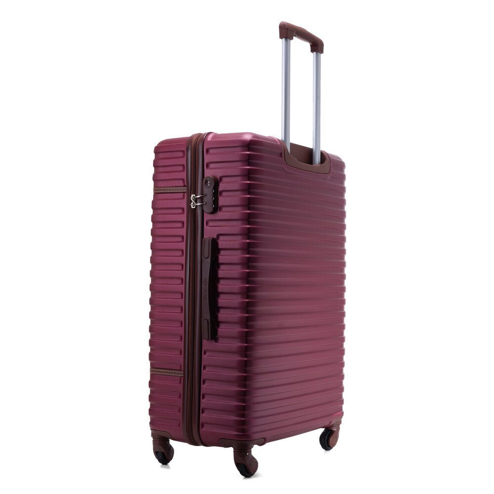 Didelis lagaminas Solier STL957, XL, rudas kaina ir informacija | Lagaminai, kelioniniai krepšiai | pigu.lt