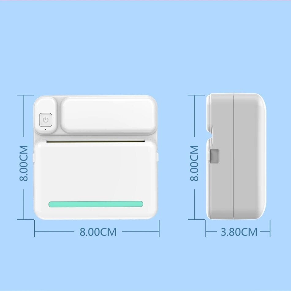Portable Mini Printer kaina ir informacija | Spausdintuvų priedai | pigu.lt