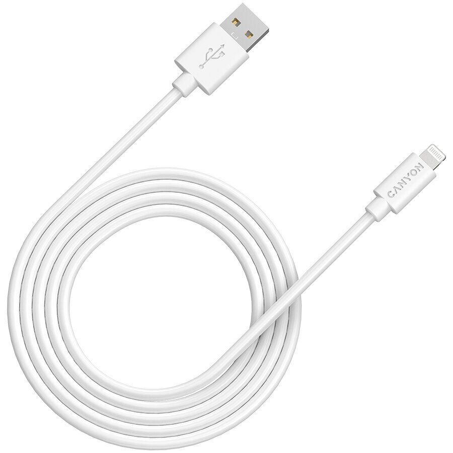 Canyon Lightning/USB, 4 m kaina ir informacija | Kabeliai ir laidai | pigu.lt