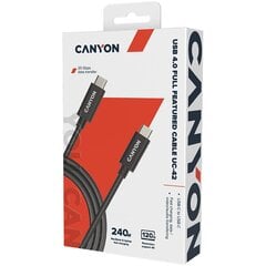 Canyon USB-C, 2 m kaina ir informacija | Kabeliai ir laidai | pigu.lt