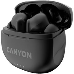 Canyon Bluetooth Headset TWS-8   ENC Earbuds|BT 5.3    black retail цена и информация | Наушники | pigu.lt