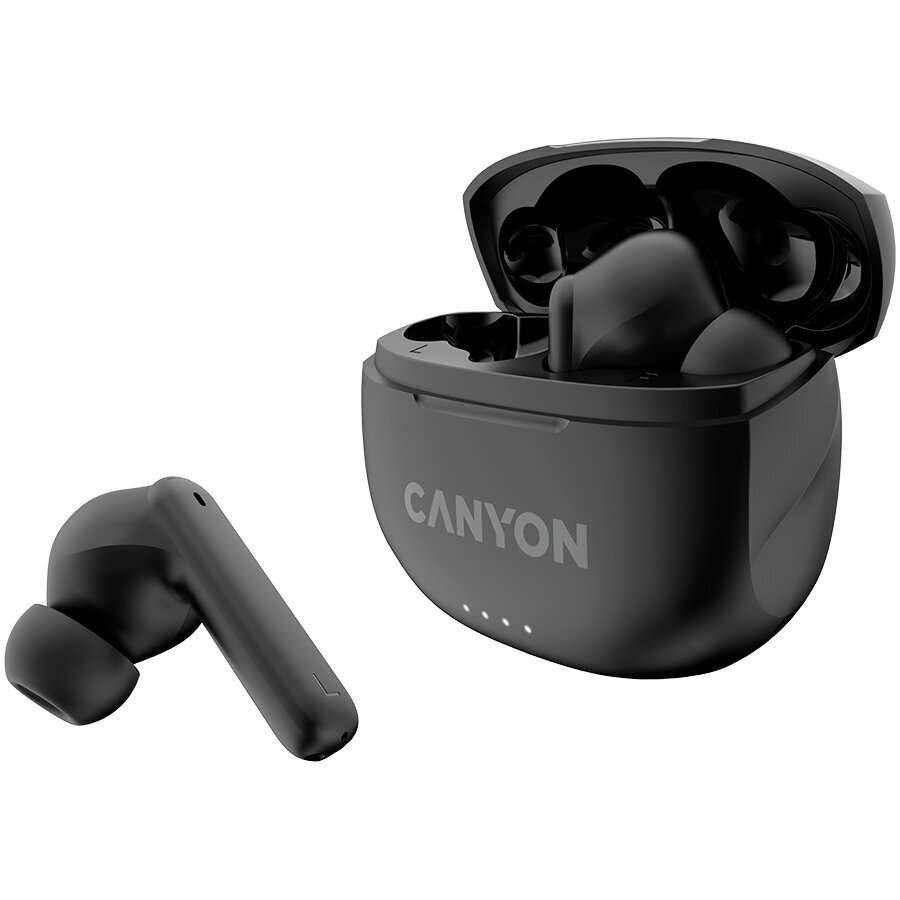 Canyon TWS-8 ENC Black CNS-TWS8B kaina ir informacija | Ausinės | pigu.lt