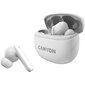 Canyon TWS-8 ENC White CNS-TWS8W цена и информация | Ausinės | pigu.lt