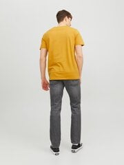 Jack & Jones marškinėliai vyrams, geltoni kaina ir informacija | Vyriški marškinėliai | pigu.lt