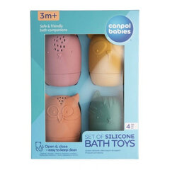 Набор силиконовых игрушек для ванны Canpol Babies цена и информация | Игрушки для малышей | pigu.lt