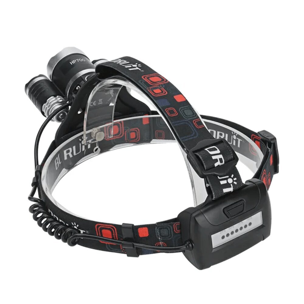 Boruit LED galvos žibintas YHX-1439, 1 vnt kaina ir informacija | Žibintuvėliai, prožektoriai | pigu.lt