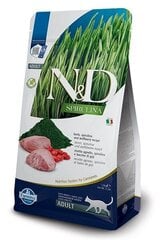 Farmina N&D Spirulina su ėriena, 1.5 kg kaina ir informacija | Sausas maistas katėms | pigu.lt