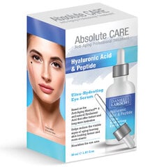 Сыворотка для глаз Absolute Care Hyaluronic Acid & Peptide, 30 мл цена и информация | Сыворотки, кремы для век | pigu.lt